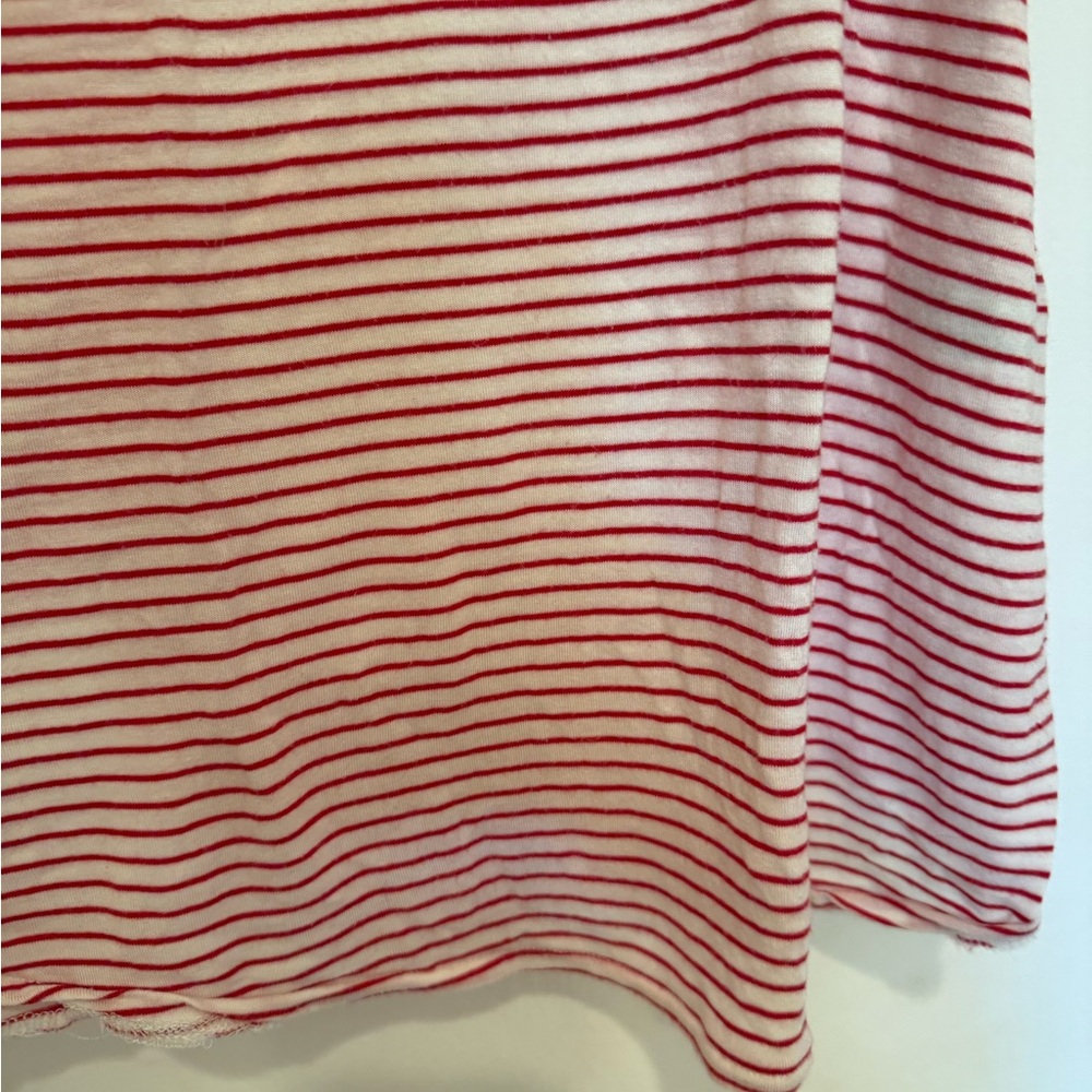 Zara red and white Striped Sleeveless Top - Picture 5 of 7